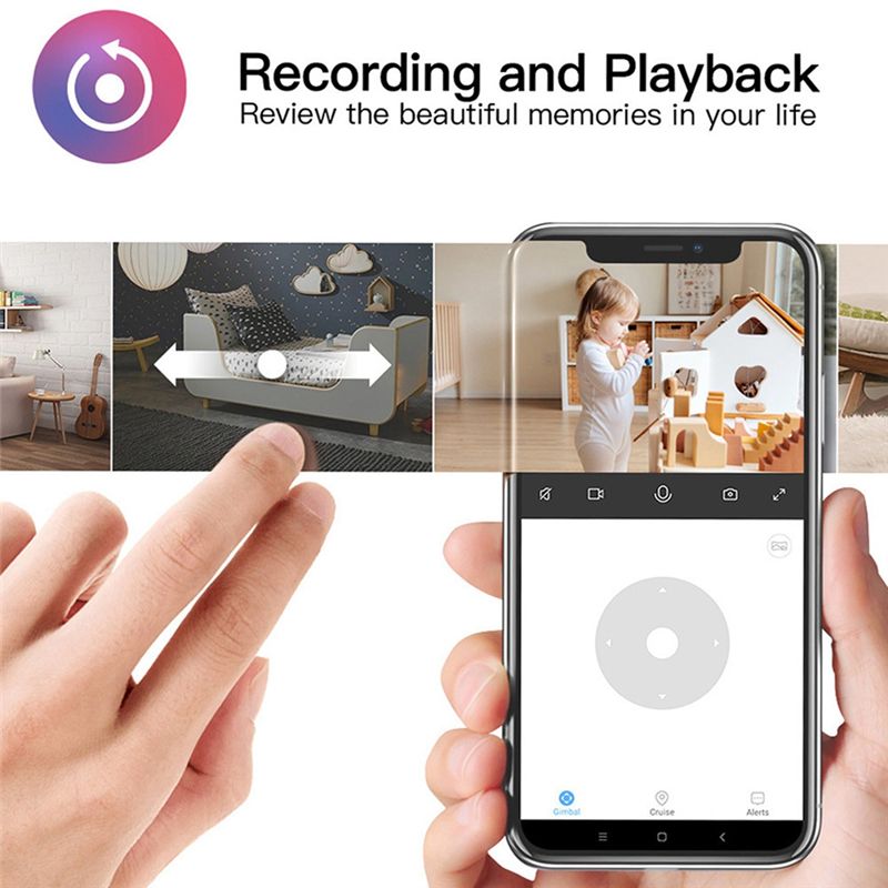 Home Security And Cctv - Essential Indoor Wifi Tuya Camera, Baby