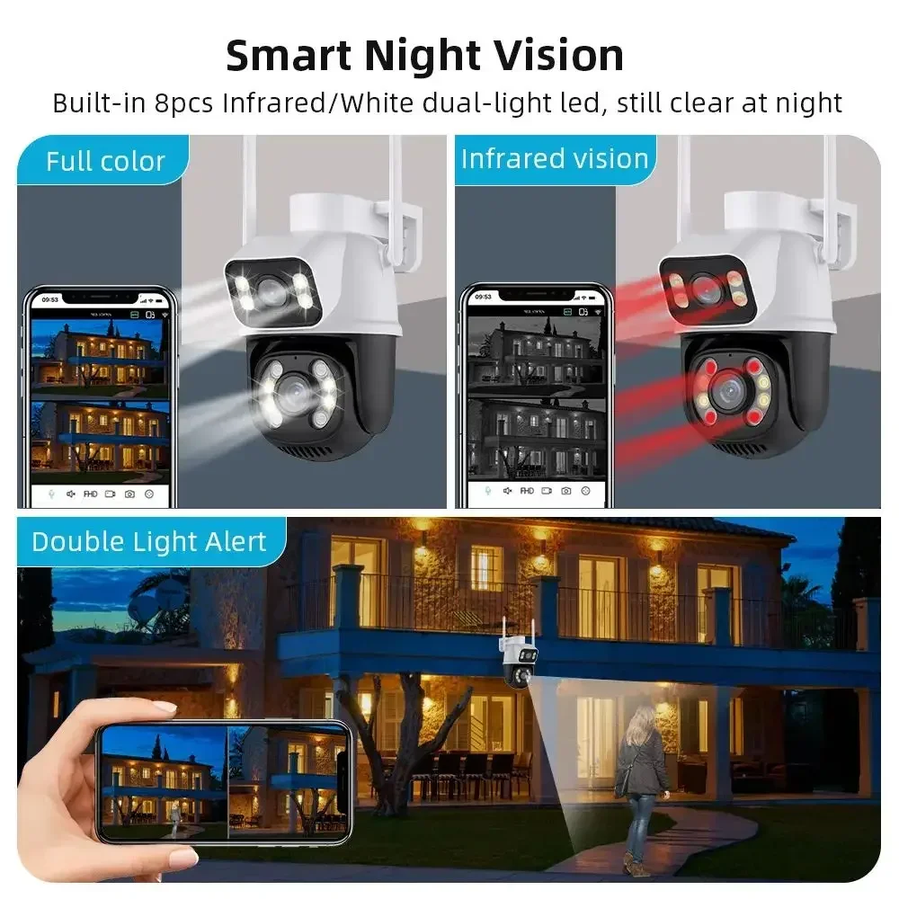 Home Security Kit With Camera - Icsee Xmeye 6MP 8CH Wireless Home