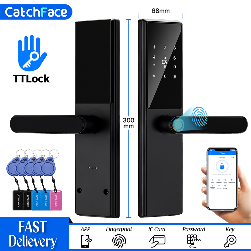Home Security Tips - Bluetooth Fingerprint Door Lock TTLock App