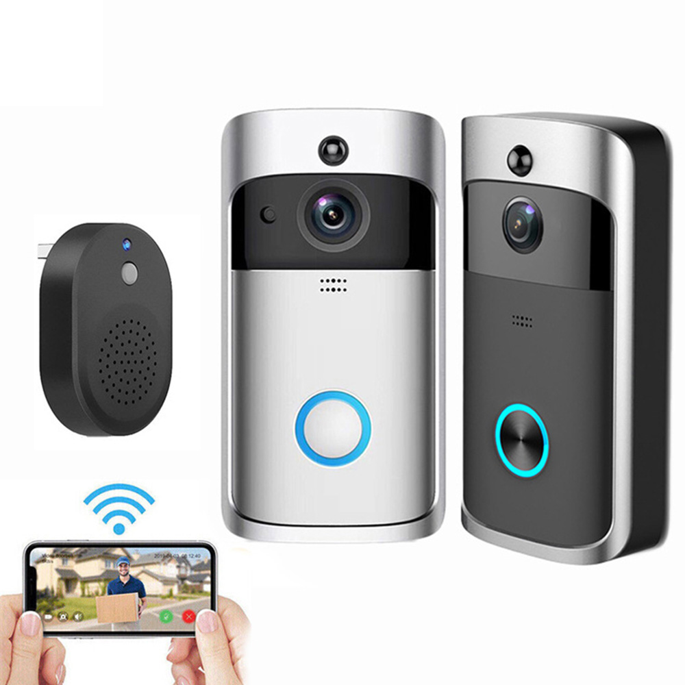 Home Security Uk - Smart V5 Video Doorbell Wireless WiFi