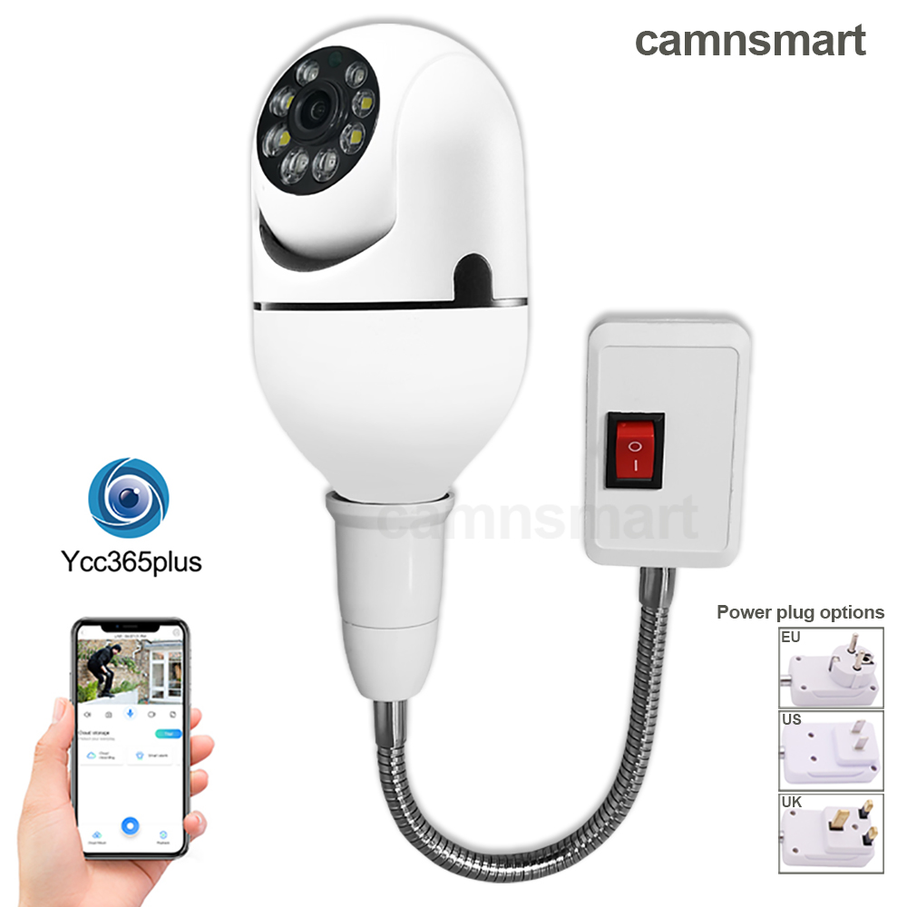 Home Security Uk - 3MP Mini Camera Wifi E27 Bulb