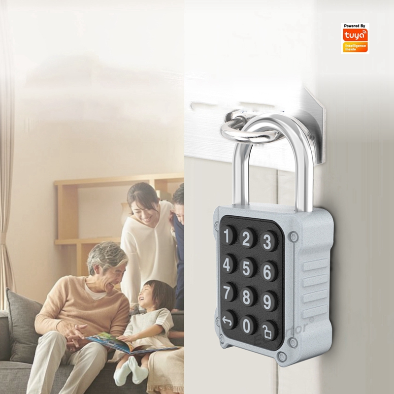 Door Lock Smart Keypad - EGFirtor Tuya APP Electronic Smart Padlock
