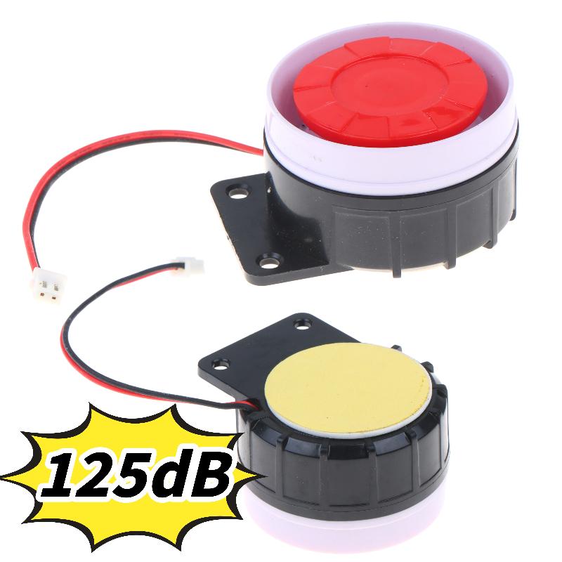 Alarm Siren Outdoor - 125dB Super Loud Buzzer Alarm Horn