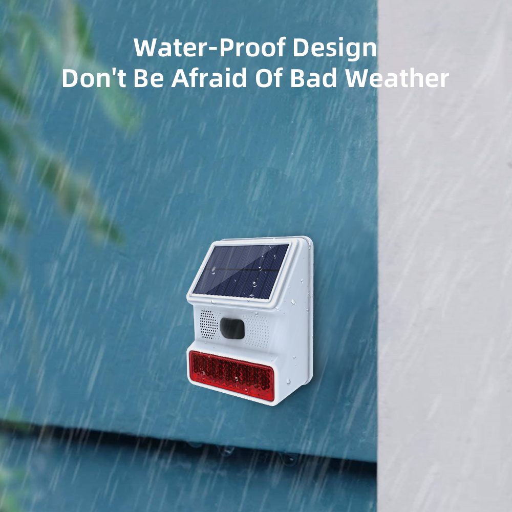 Wireless Outdoor Solar Waterpr - Alarm Siren Outdoor 评论和价格