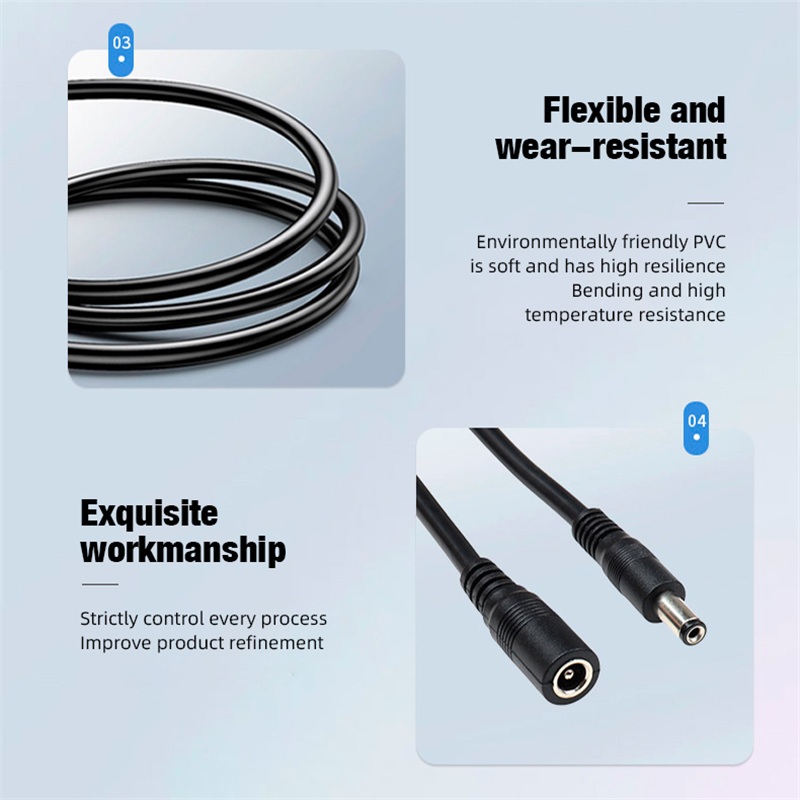 5.5 x 2.1mm 1 Female to 2 4 8  - Home Security La 评论和价格