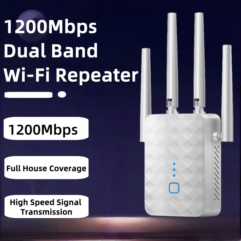 1200Mbps Dual Band WiFi Repeat - Home Security And Internet 评论和价格