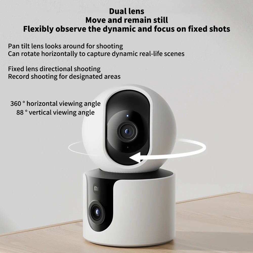 Xiaomi C300 Smart Camera Dual  - Home Security Camera Xiaomi 评论和价格