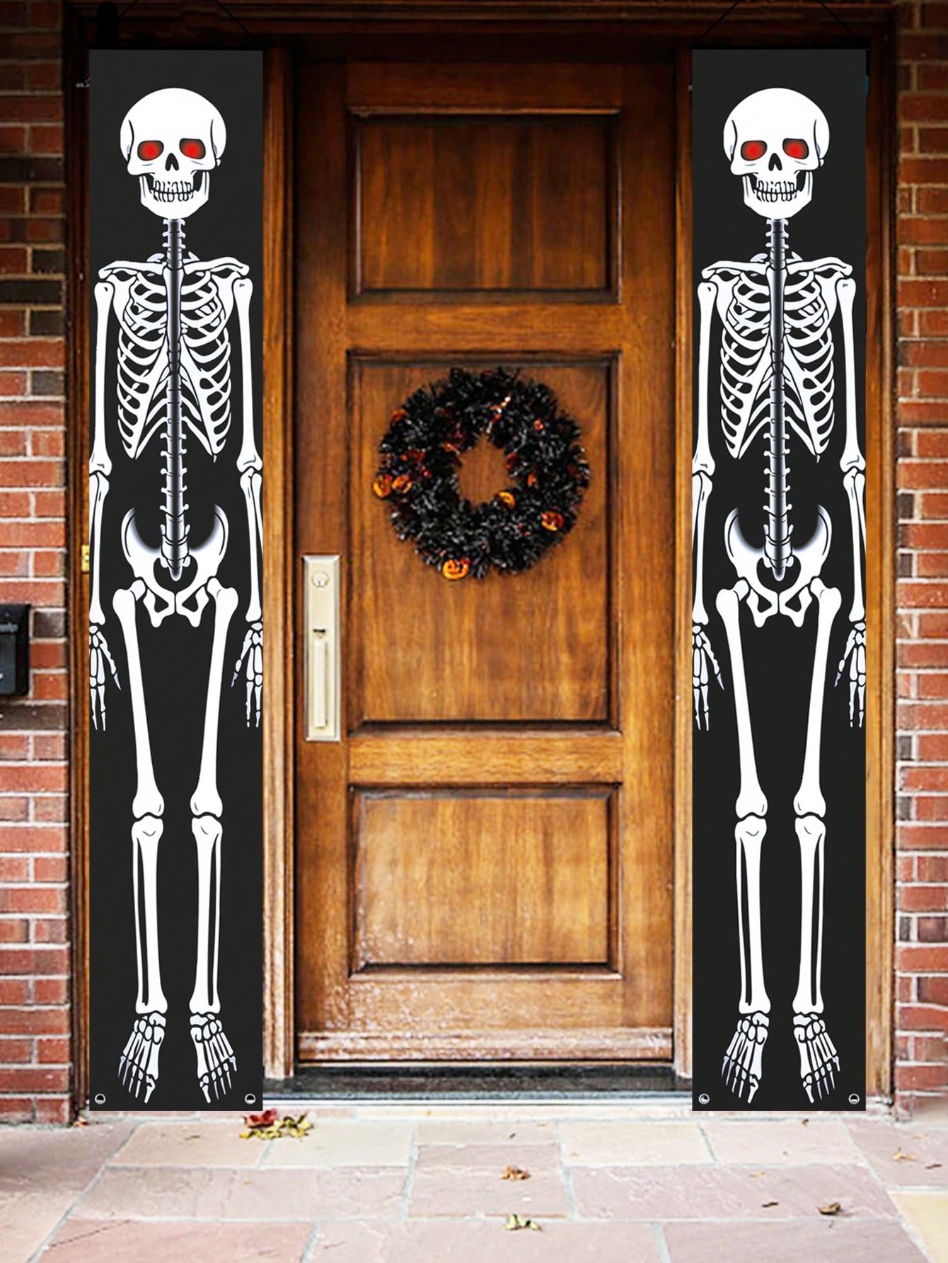 2Pcs Halloween Scary Red Eye S - Home Security Yard Sign 评论和价格