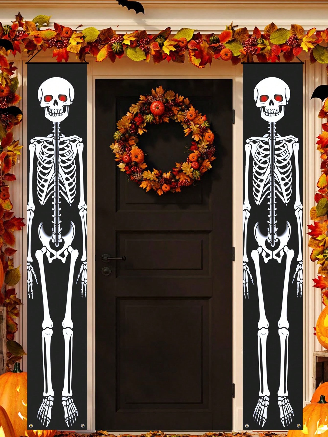 2Pcs Halloween Scary Red Eye S - Home Security Yard Sign 评论和价格
