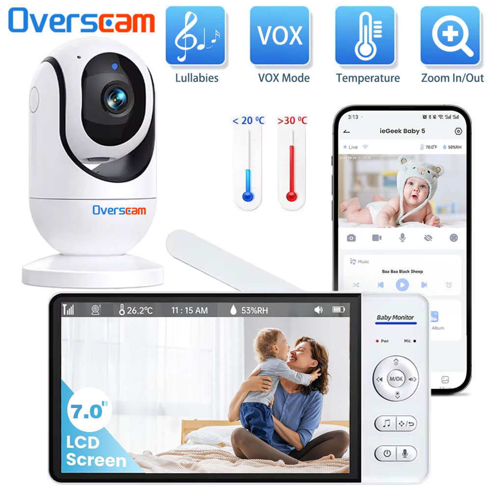 7.0 Inch Screen Baby Monitor 5 - Home Security Uk 评论和价格