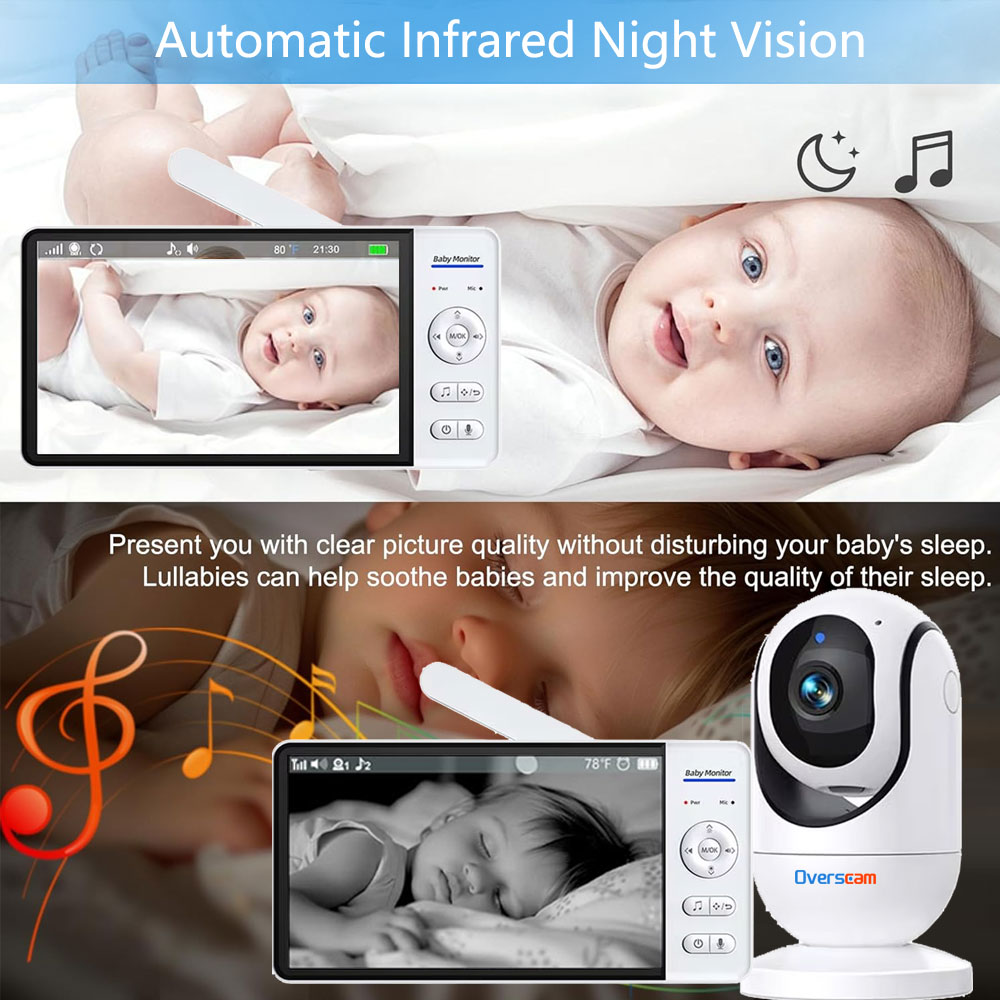 7.0 Inch Screen Baby Monitor 5 - Home Security Uk 评论和价格