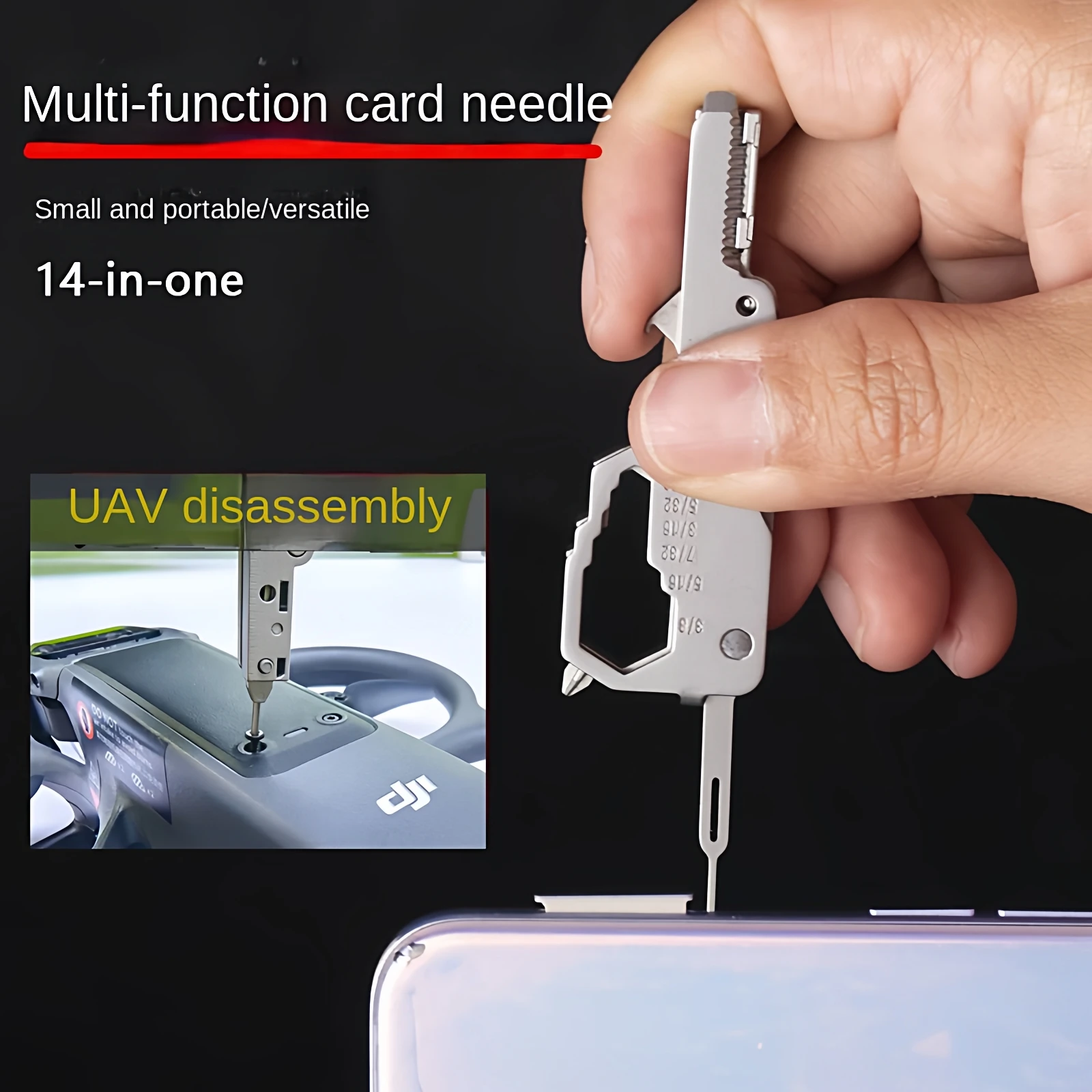 Mini Multifunctional Keychain  - Drone Security Home 评论和价格