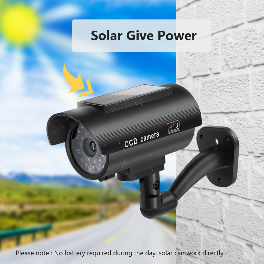 Solar Panel Dummy Surveillance - Home Security And Cctv 评论和价格