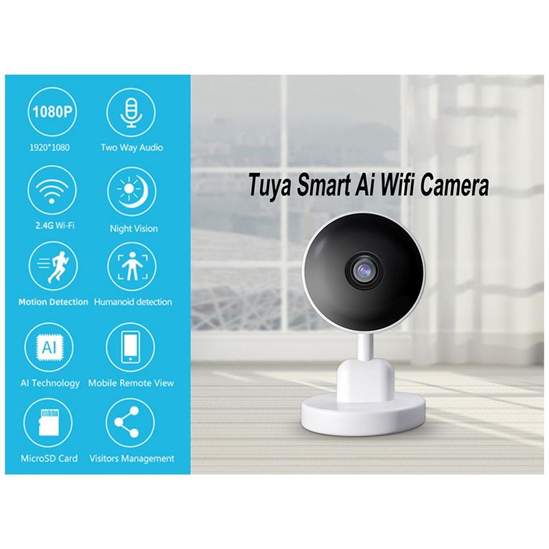 Essential Indoor Wifi Tuya Cam - Home Security And Cctv 评论和价格