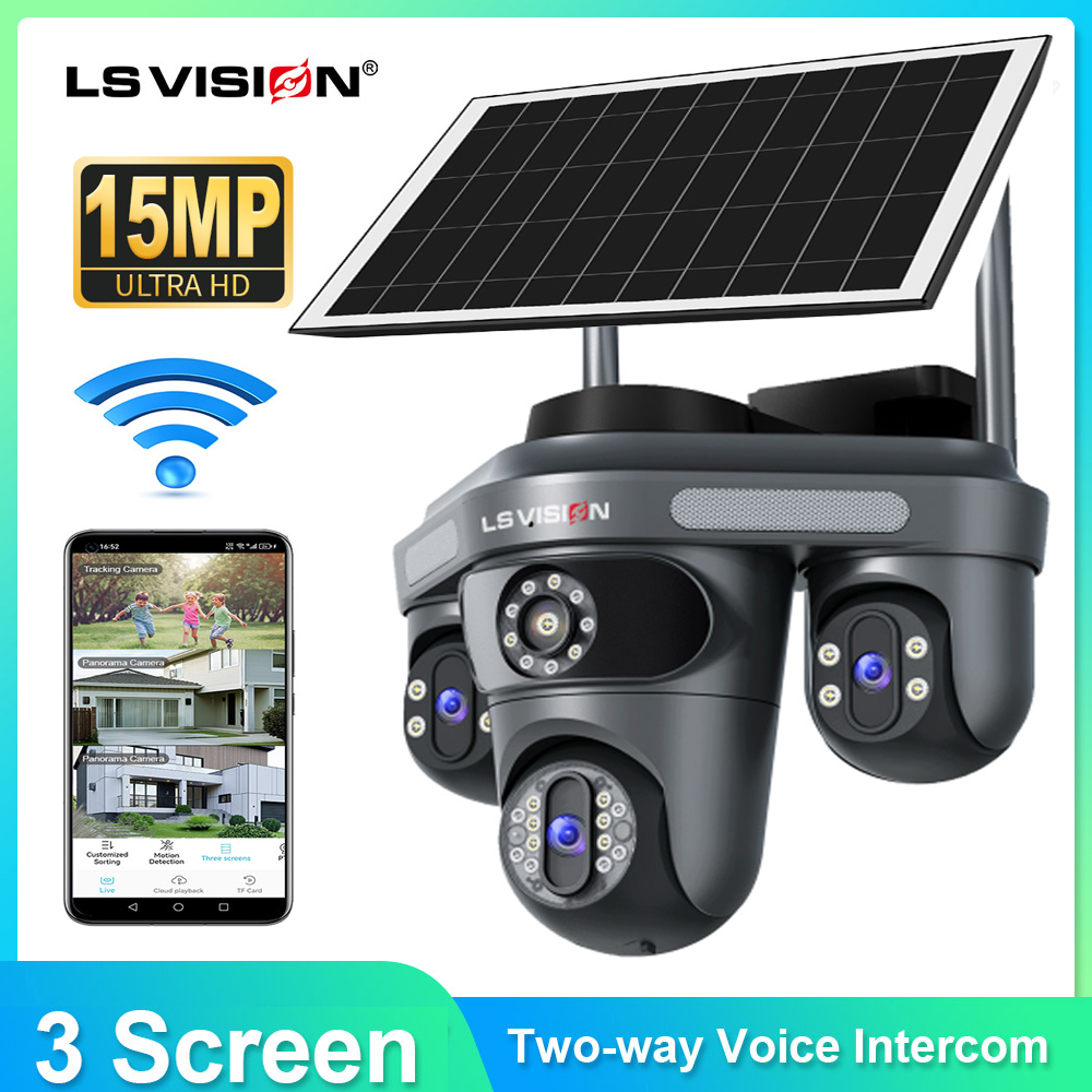 LS VISION Multiple Lens 3 Scre - Alarm Siren Outdoor 评论和价格