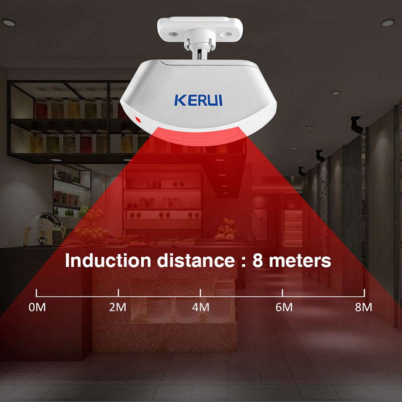 KERUI Wireless Curtain Infrare - Pet Immune Pir Sensor 评论和价格