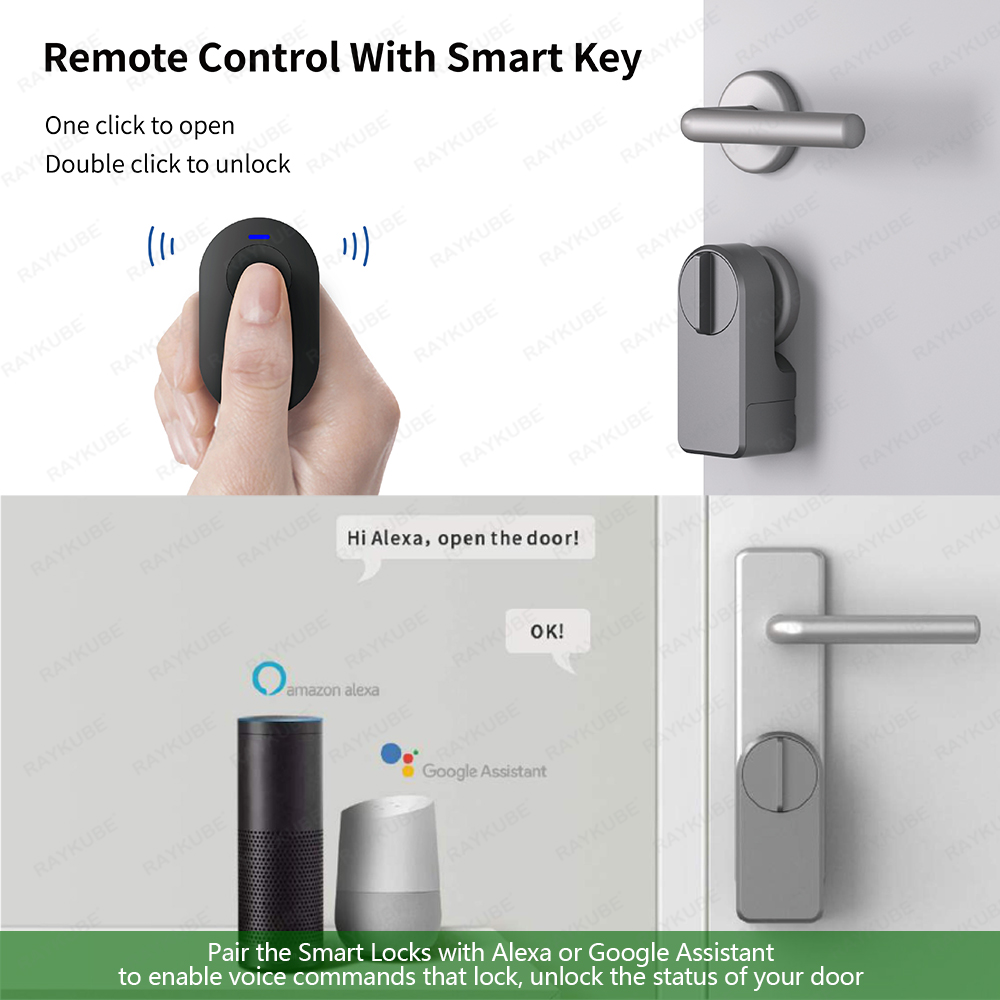 RAYKUBE A1 Pro Tuya BEL Smart  - Door Lock Smart Keypad 评论和价格