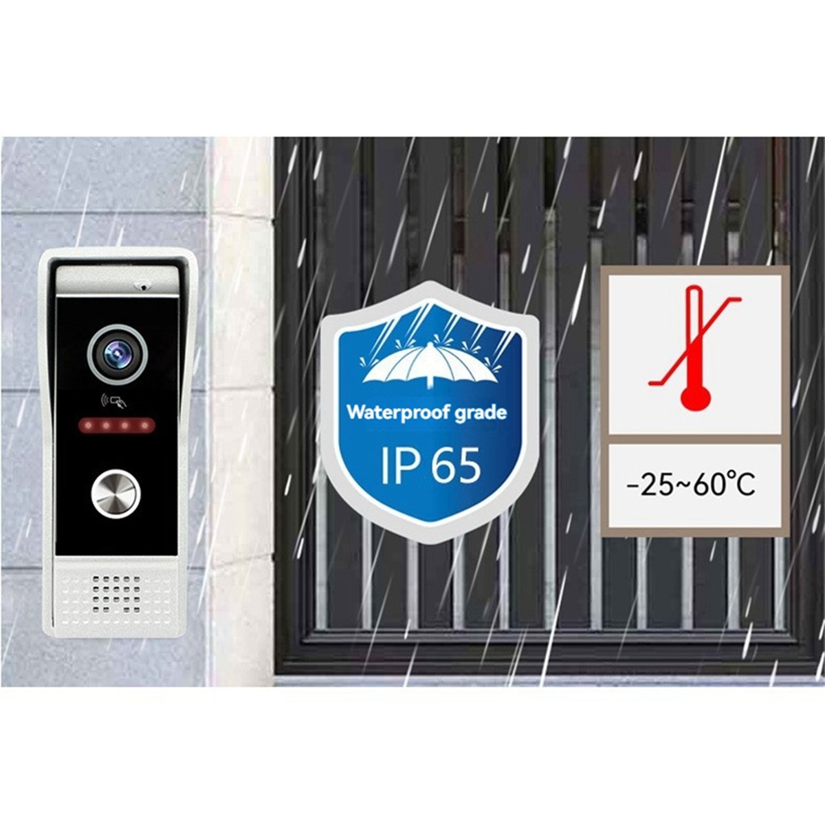doyme TUYA Wifi Video Doorbell - Home Security Uk 评论和价格