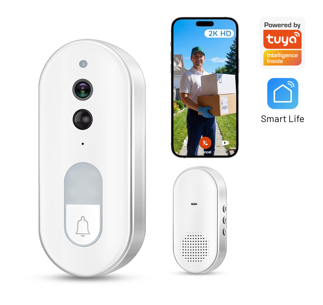 Tuya Smart Video Doorbell Wire - Home Security La 评论和价格