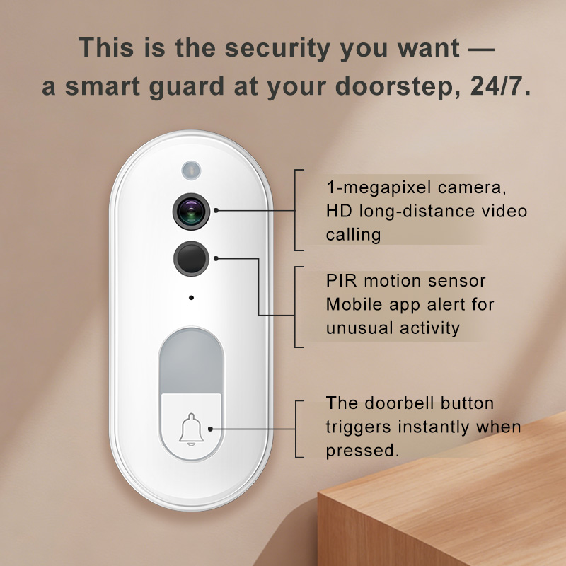 Tuya Smart Video Doorbell Wire - Home Security La 评论和价格
