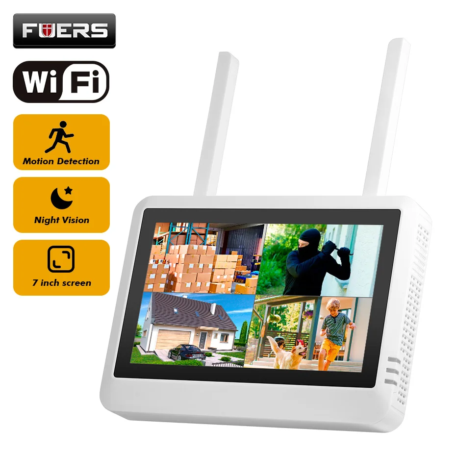FUERS 8CH Wireless NVR Securit - Home Security And Cctv 评论和价格