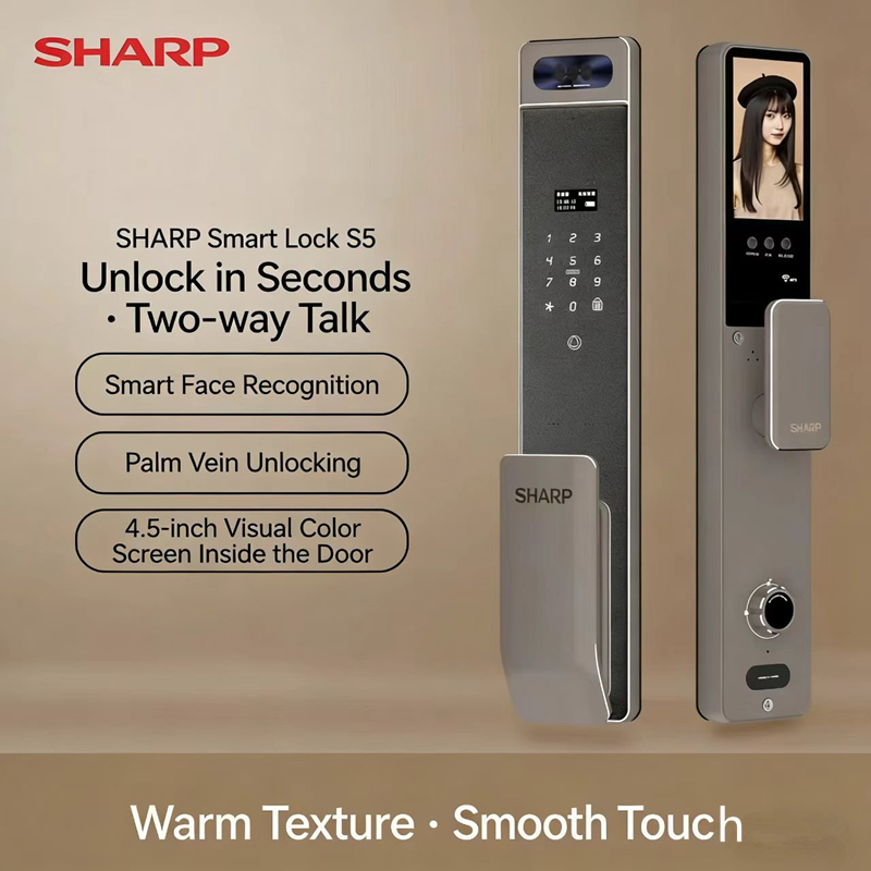 Sharp S5-FV Fully Automatic Sm - Door Lock Smart Keypad 评论和价格