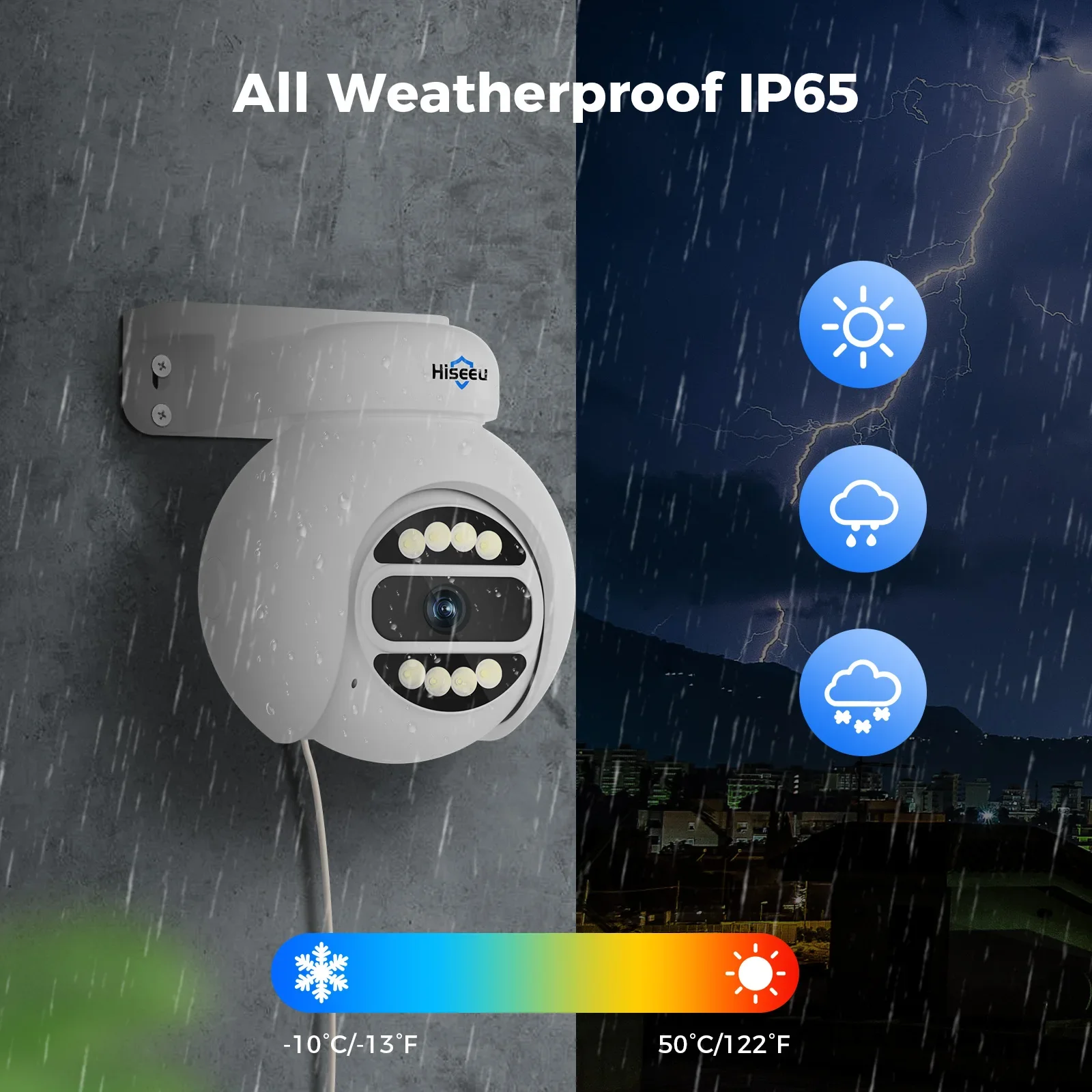 Hiseeu Automatic Tracking 5mp  - Home Security Kit With Camera 评论和价格