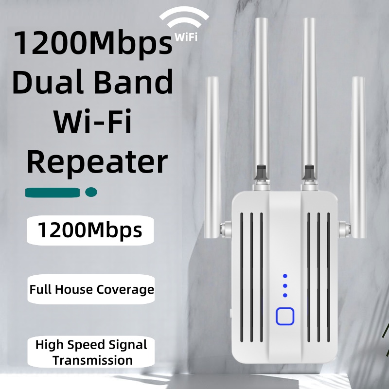 WiFi Repeater Extender 1200Mbp - Home Security And Internet 评论和价格