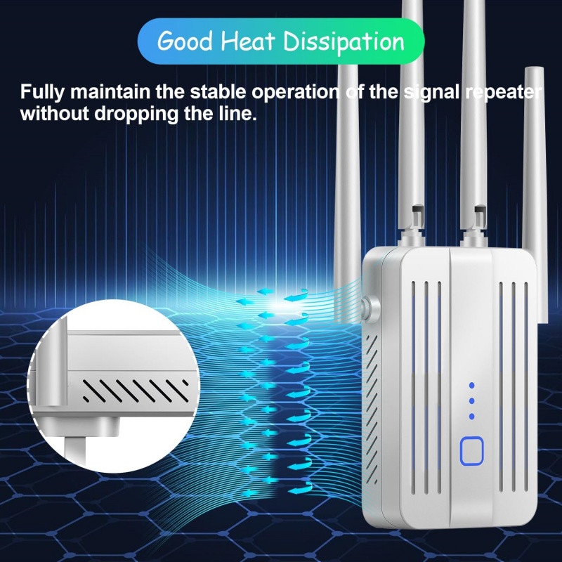 WiFi Repeater Extender 1200Mbp - Home Security And Internet 评论和价格