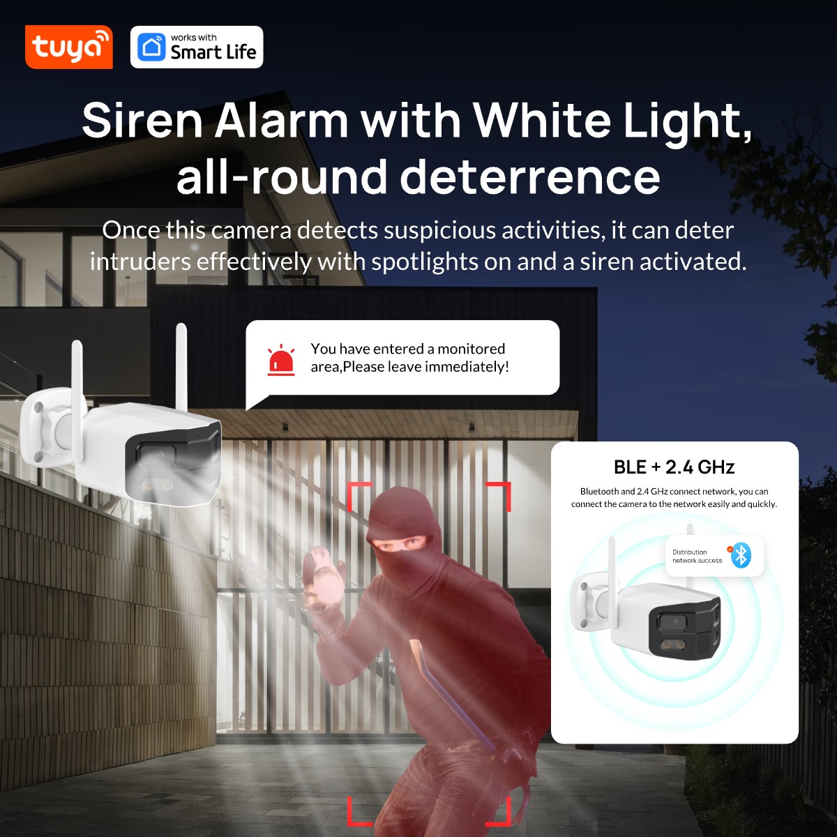 Tuya Smart 4MP 2.5K Dual-Lens  - Home Security Camera Xiaomi 评论和价格