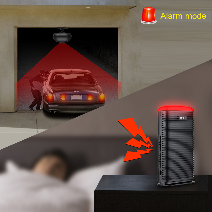 KERUI DW9 Garage Alarm Wireles - Home Security Yard Sign 评论和价格