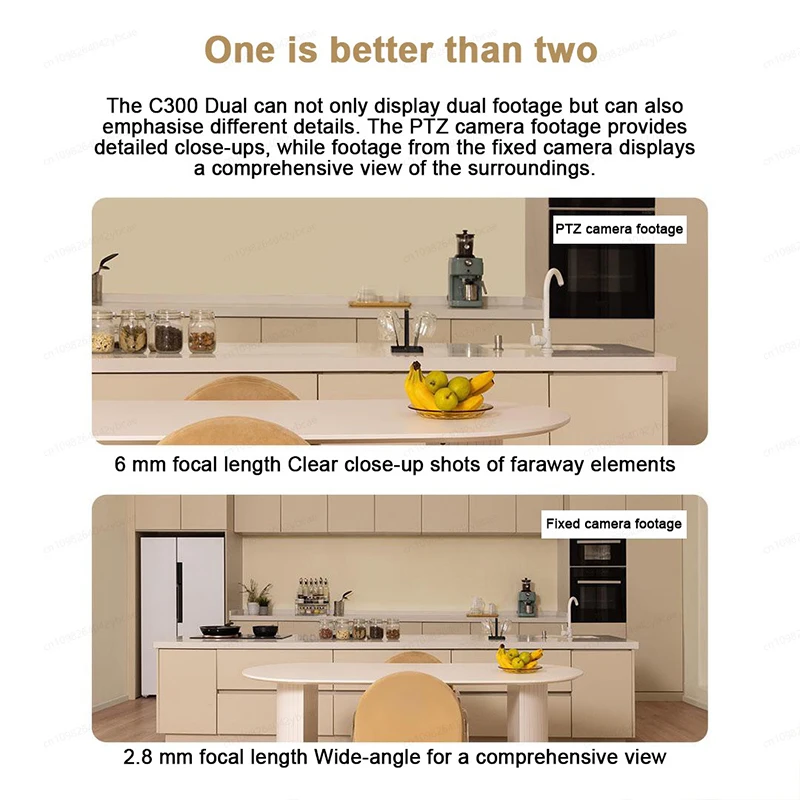 XIAOMI Smart Camera C300 Dual  - Home Security No Subscription 评论和价格