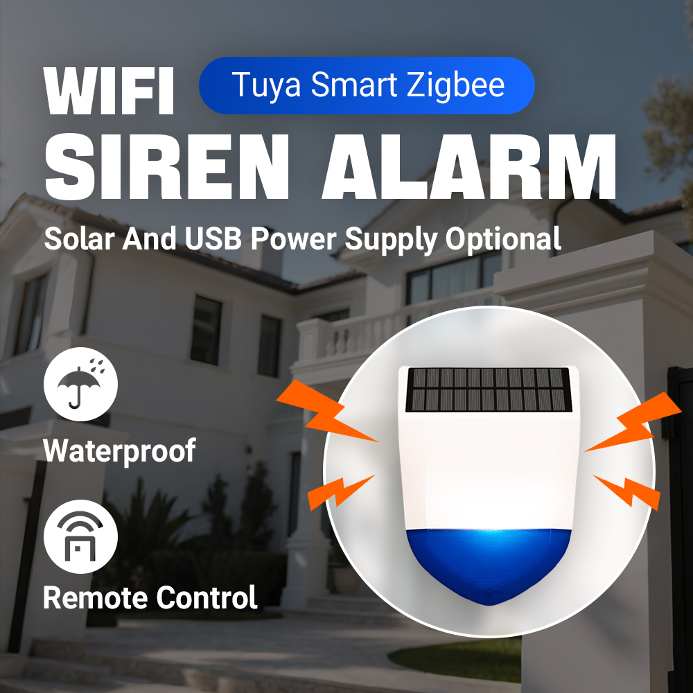 Tuya Smart Zigbee/Wifi Siren A - Alarm Siren Outdoor 评论和价格