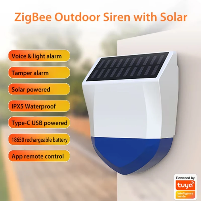 Tuya Smart Zigbee/Wifi Siren A - Alarm Siren Outdoor 评论和价格