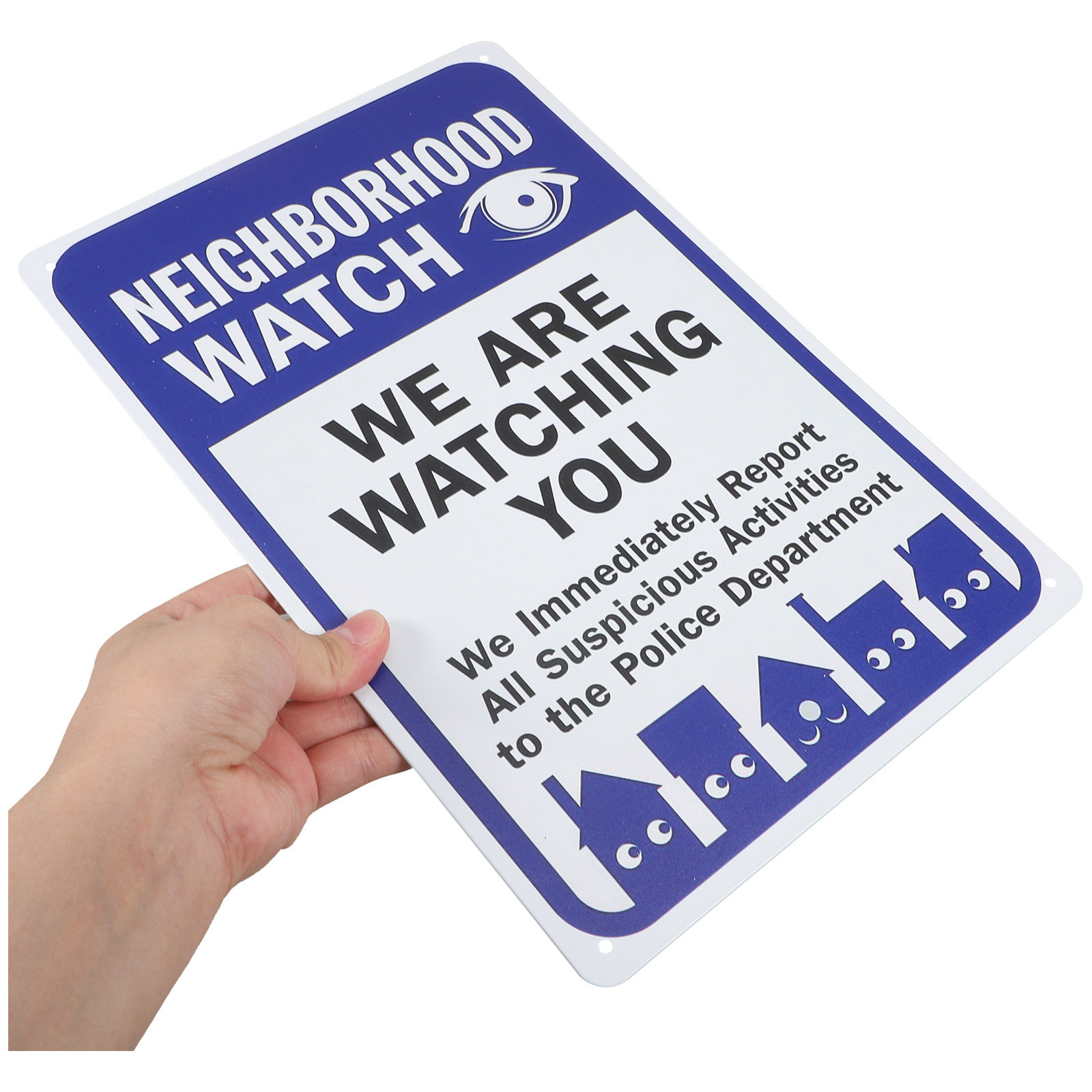We Are Watching You Sign Vinta - Home Security Yard Sign 评论和价格