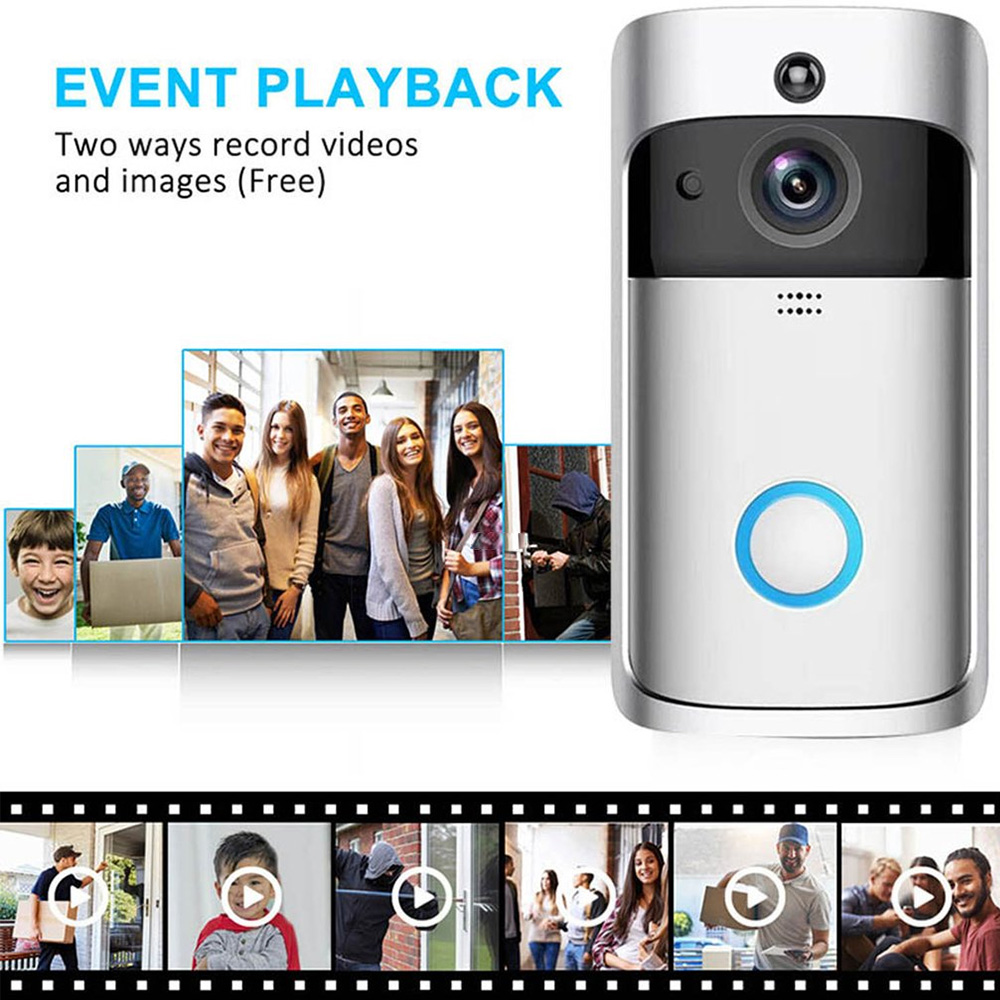 Smart V5 Video Doorbell Wirele - Home Security Uk 评论和价格