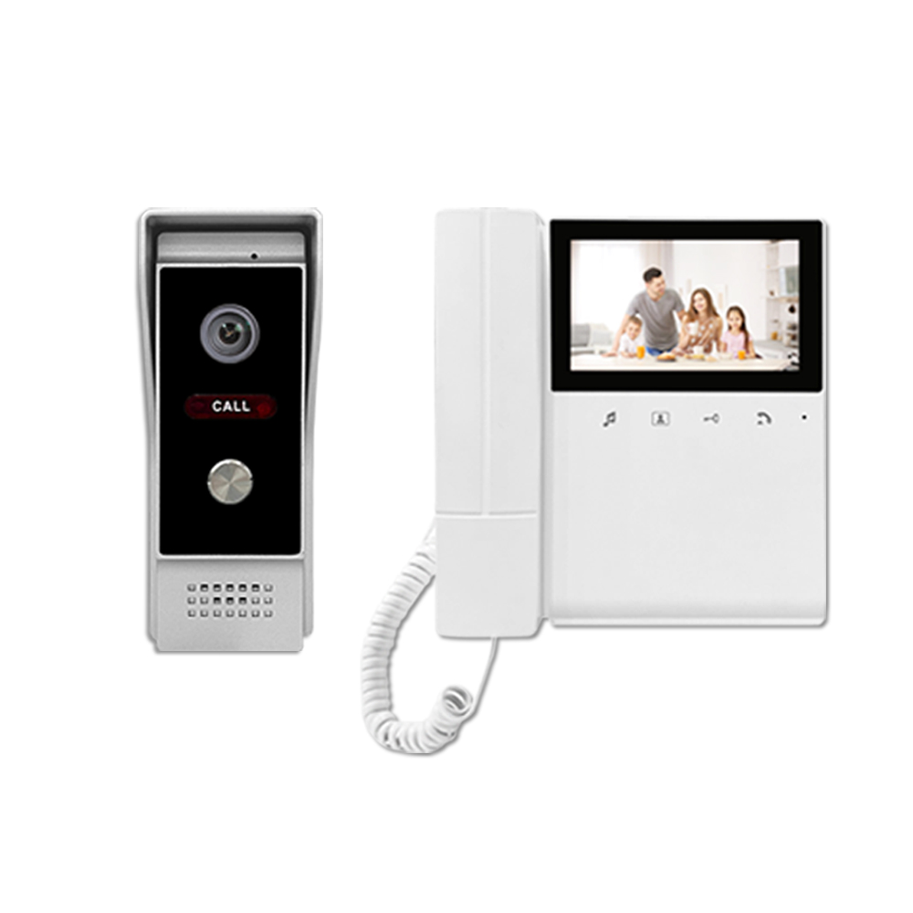 4 Wire Video Building Intercom - Home Security Uk 评论和价格