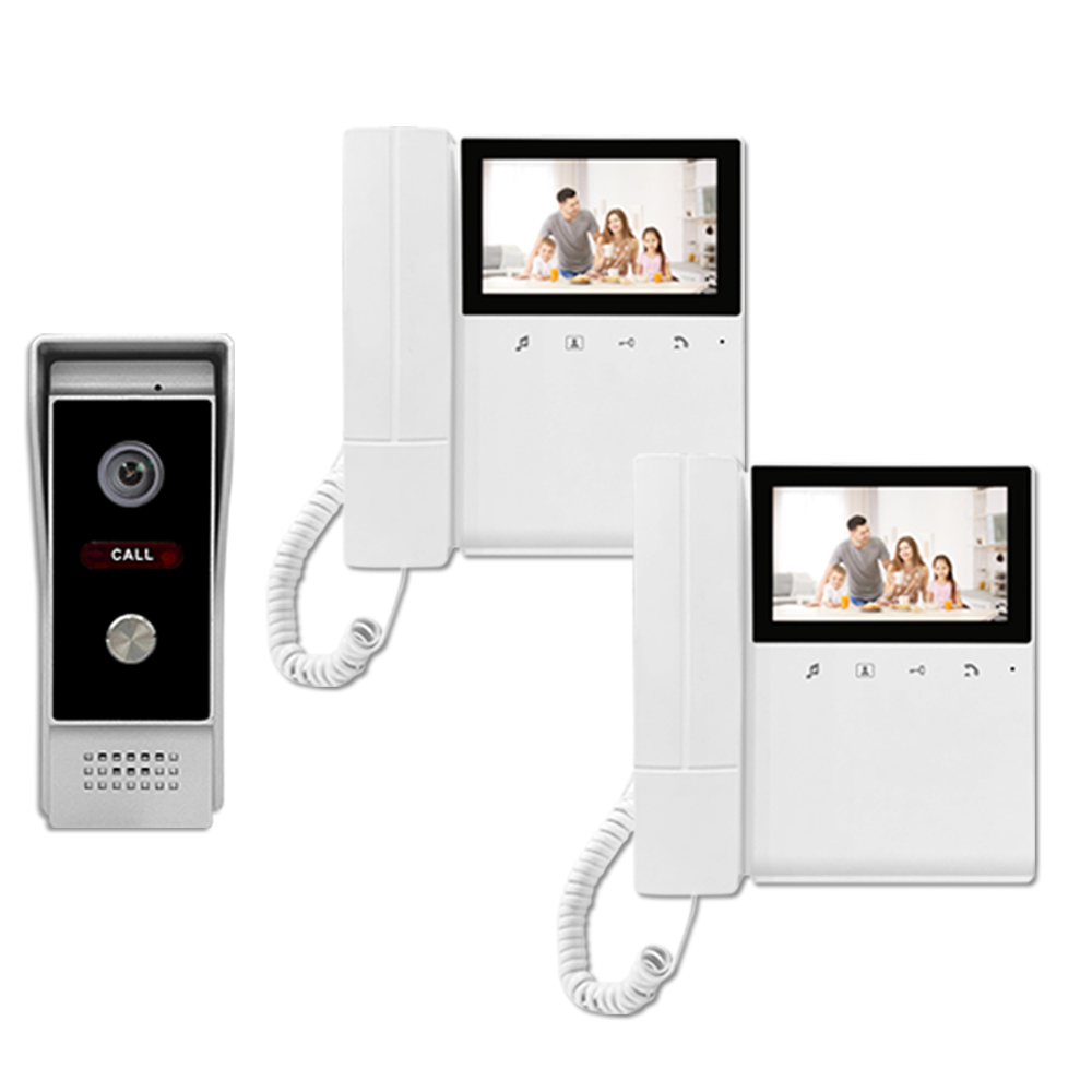4 Wire Video Building Intercom - Home Security Uk 评论和价格