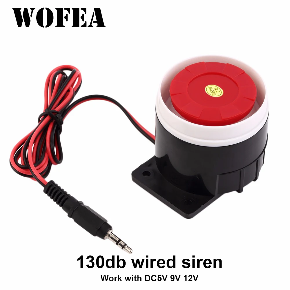 WOFEA 130db Wired Mini Sound A - Alarm Siren Outdoor 评论和价格