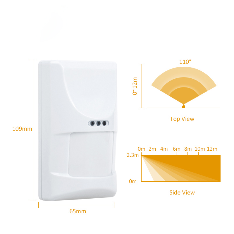1/3pcs Wired Indoor PIR Microw - Pet Immune Pir Sensor 评论和价格