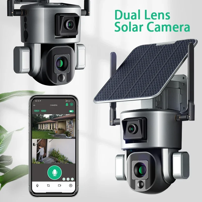 4G Wireless Solar Camera Dual  - Home Security Uk 评论和价格