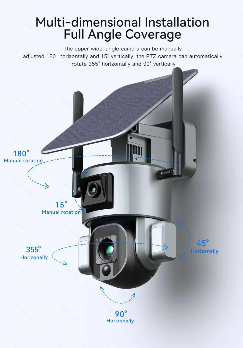 4G Wireless Solar Camera Dual  - Home Security Uk 评论和价格