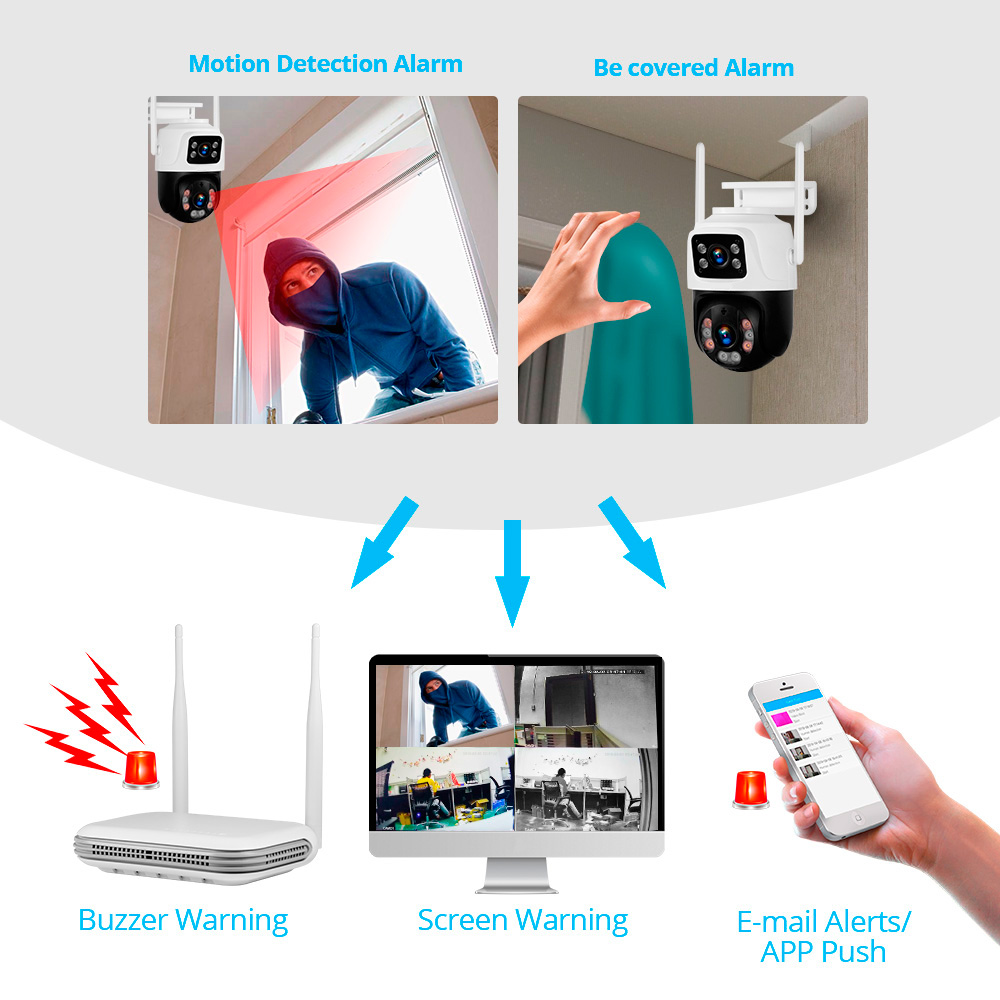 KERUI Waterproof 6MP HD Wirele - Home Security And Cctv 评论和价格