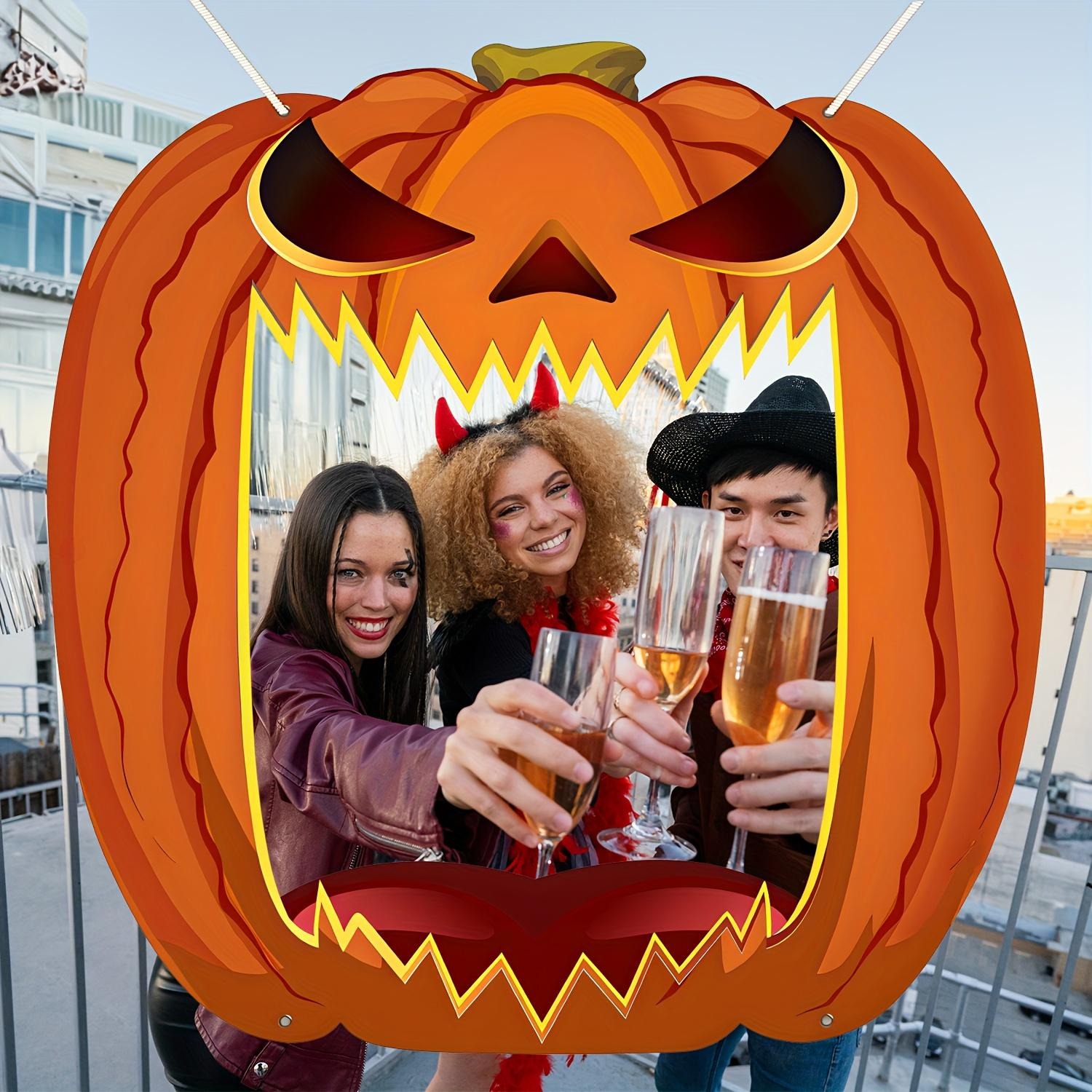 Giant Jack O Lantern Photo Boo - Home Security Yard Sign 评论和价格