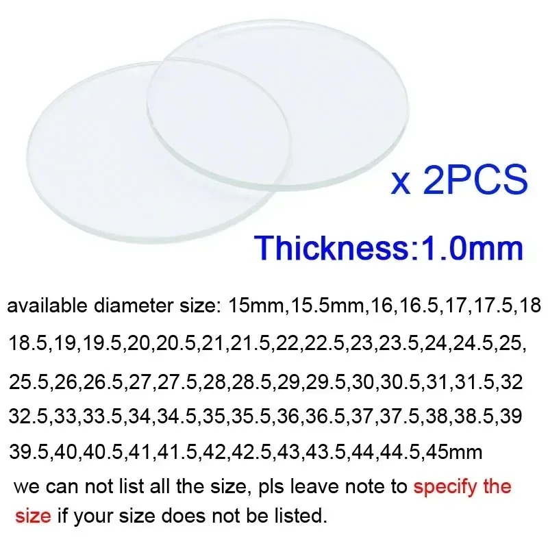 2 Pieces 15 - 45mm Flat Round  - Glass Break Detector 评论和价格