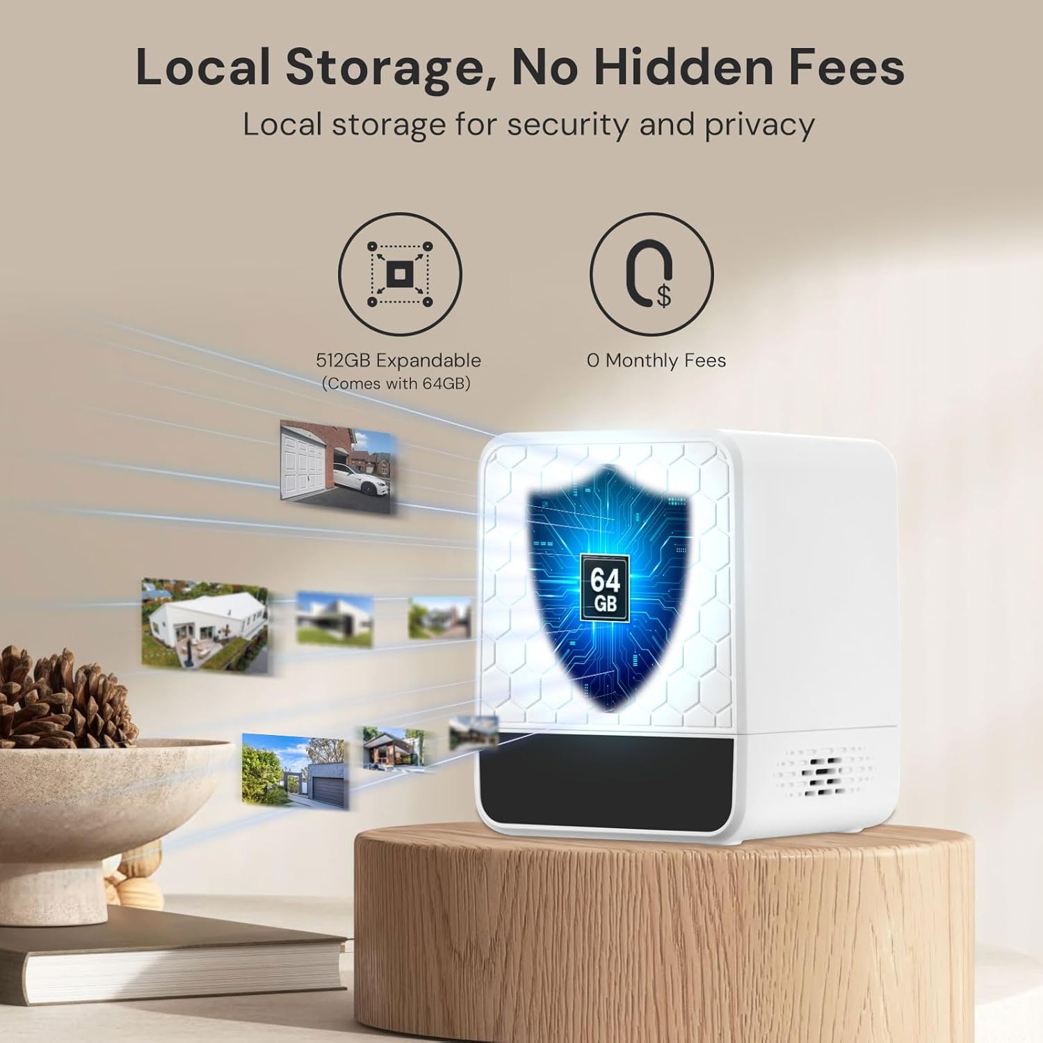 Wireless Outdoor Solar Securit - Home Security No Subscription 评论和价格