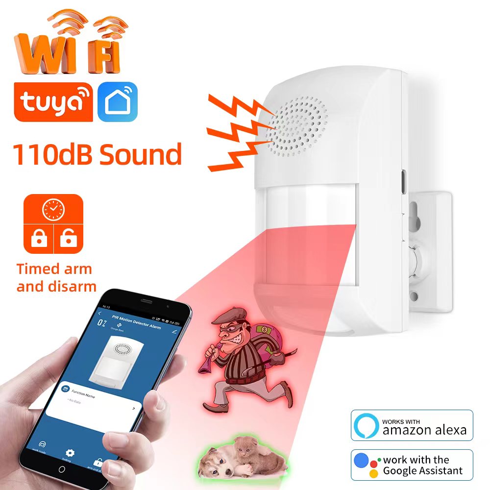 Tuya WiFi Smart Home Burglar A - Pet Immune Pir Sensor 评论和价格