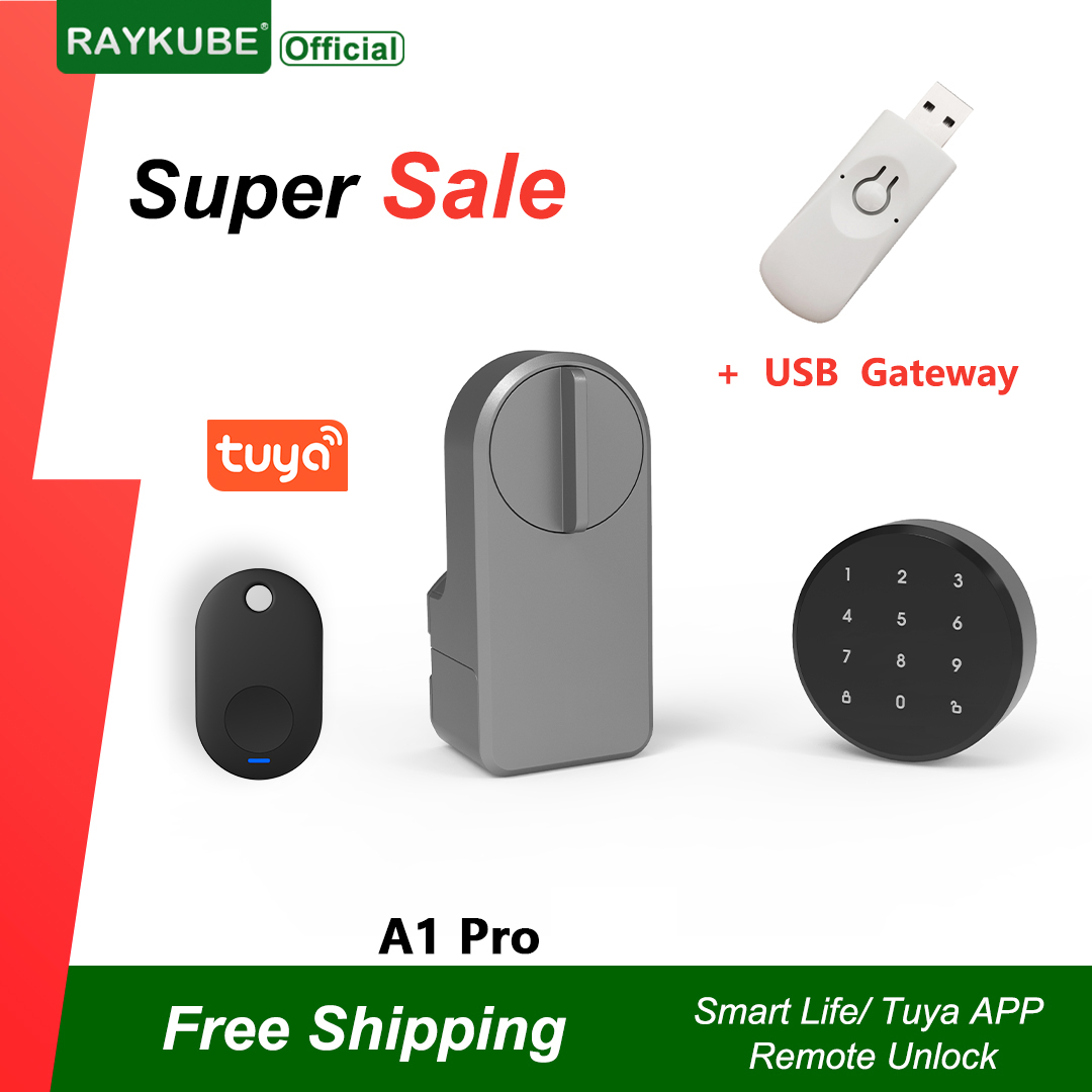 RAYKUBE A1 Pro Tuya BEL Smart  - Door Lock Smart Keypad 评论和价格