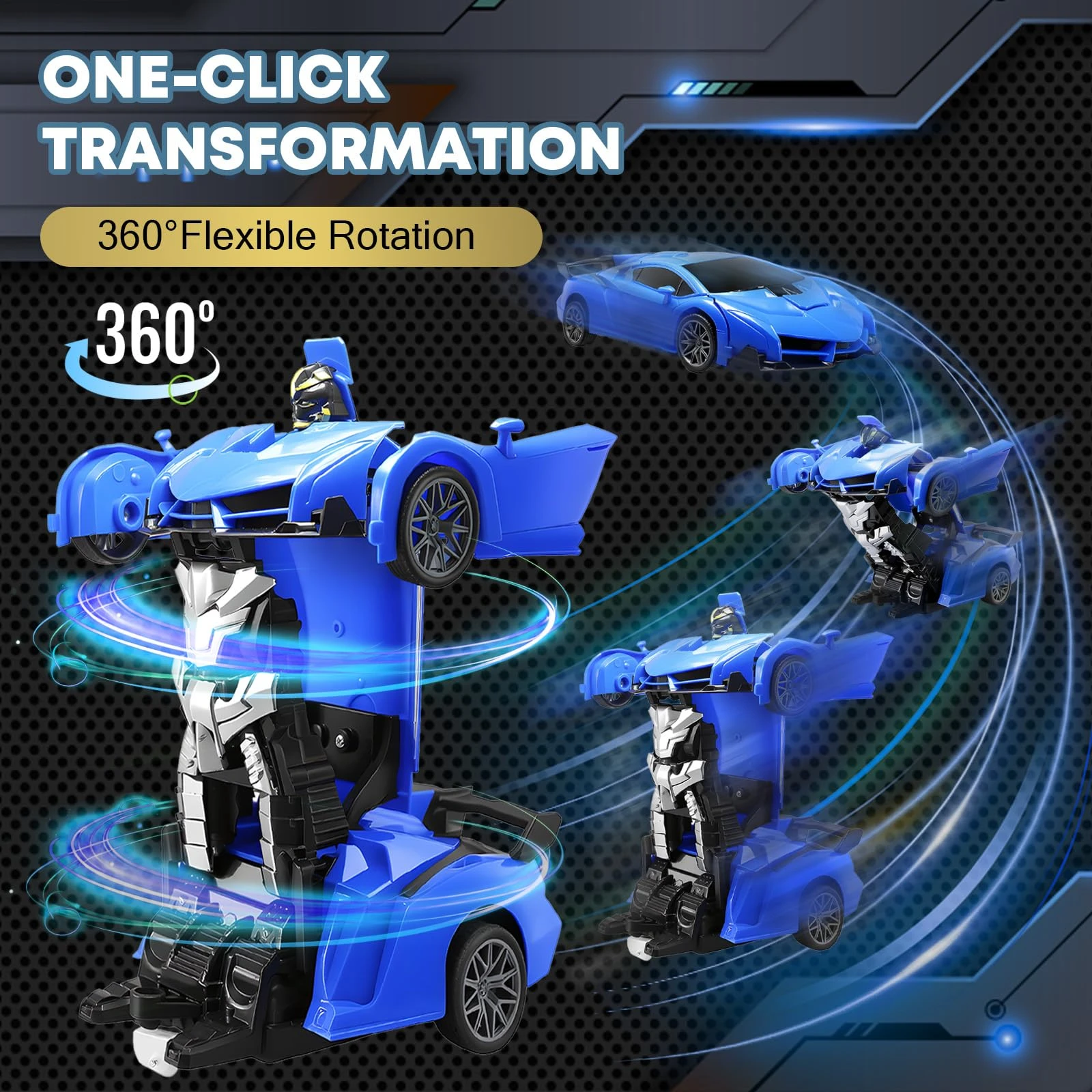 2 In 1 RC Transforming Car Rob - Home Security Companies 评论和价格