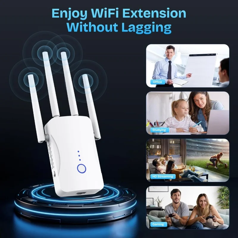 1200Mbps Dual Band WiFi Repeat - Home Security And Internet 评论和价格